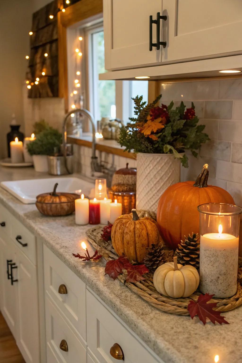 Seasonal aspects sustain your kitchen's festivity and modern appeal.
