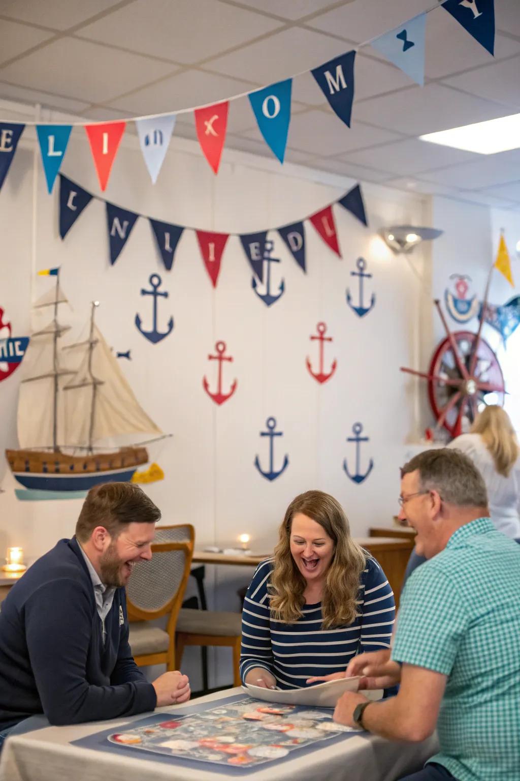 Test your guests' maritime knowledge with trivia.